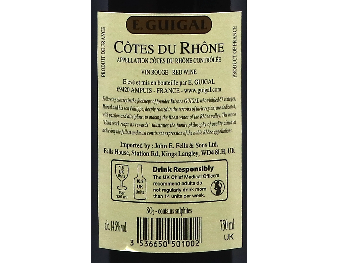 Côtes-du-Rhône Rouge, Guigal 2022