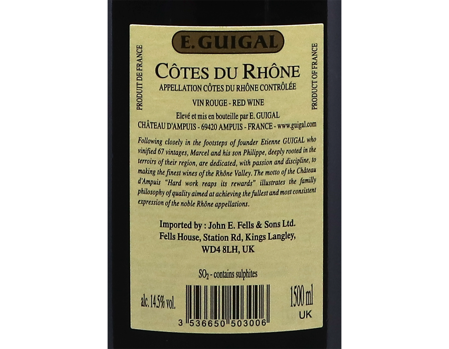 Magnum of Côtes-du-Rhône Rouge, Guigal 2022