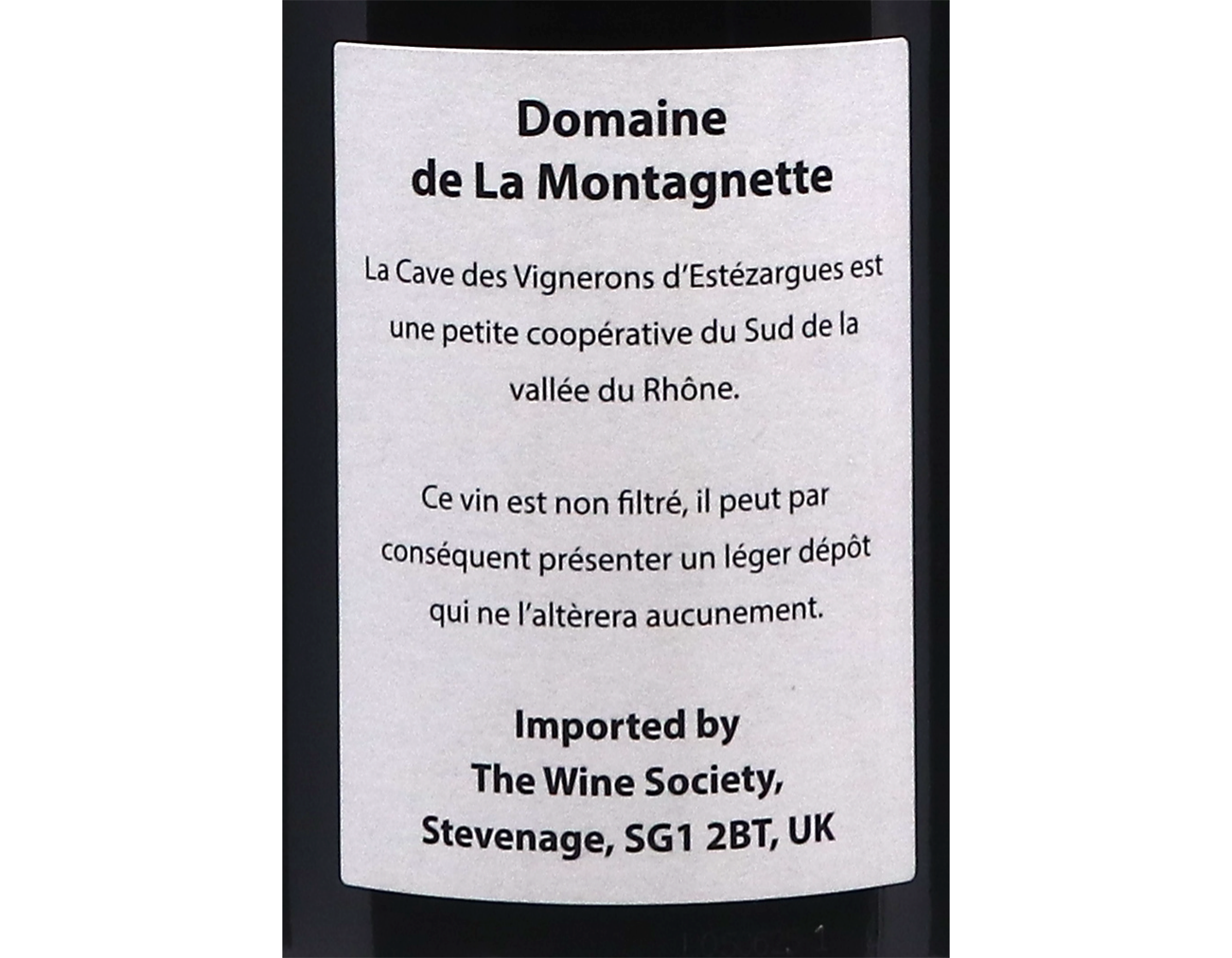 Signargues Cotes du Rhone Villages Domaine la Montagnette 2024