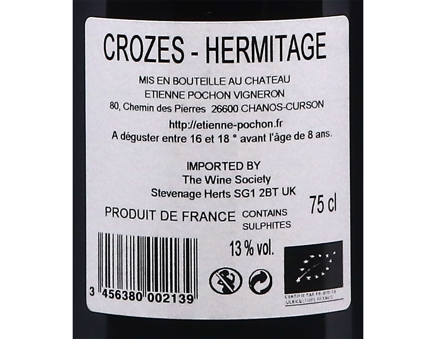 Crozes Hermitage Domaine Pochon 2023