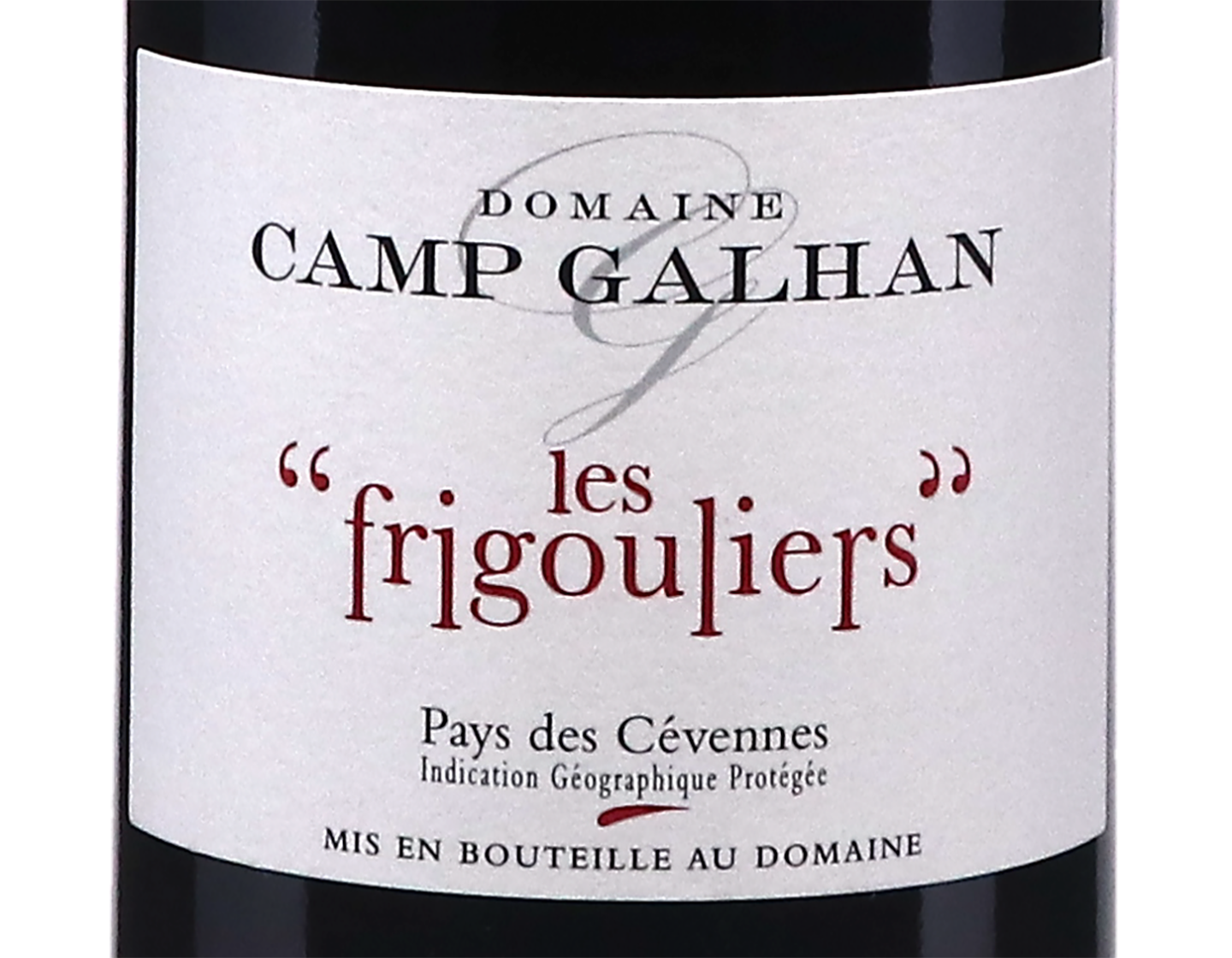 Domaine Camp Galhan, Les Frigouliers, IGP Cévennes 2024
