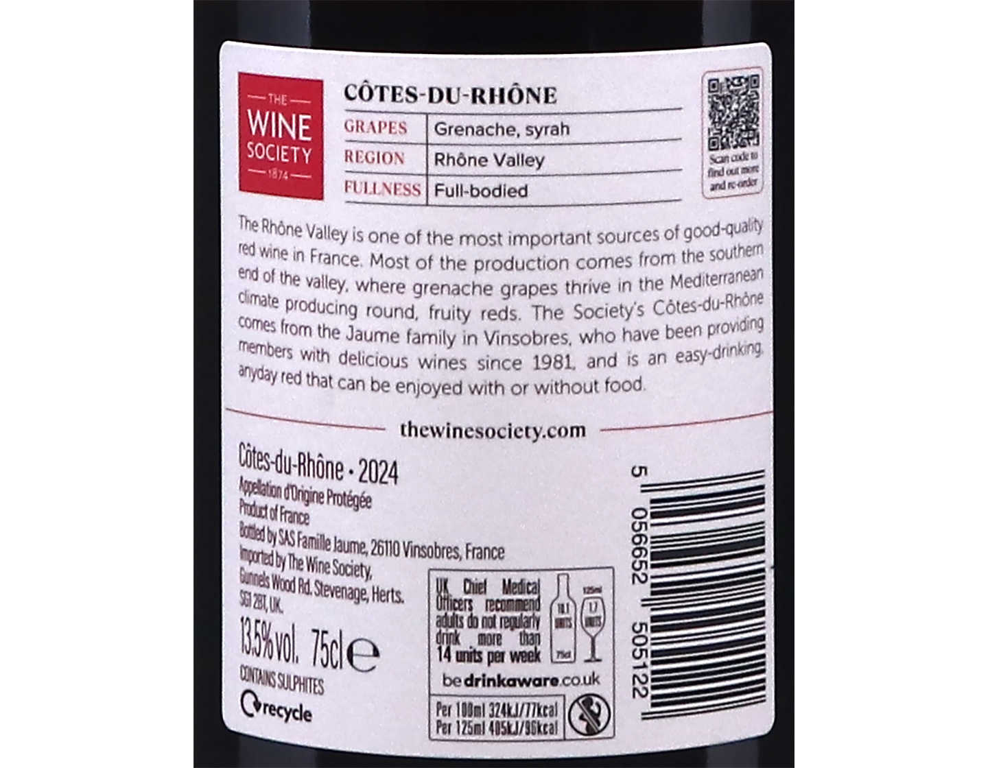The Societys Cotes du Rhone 2024