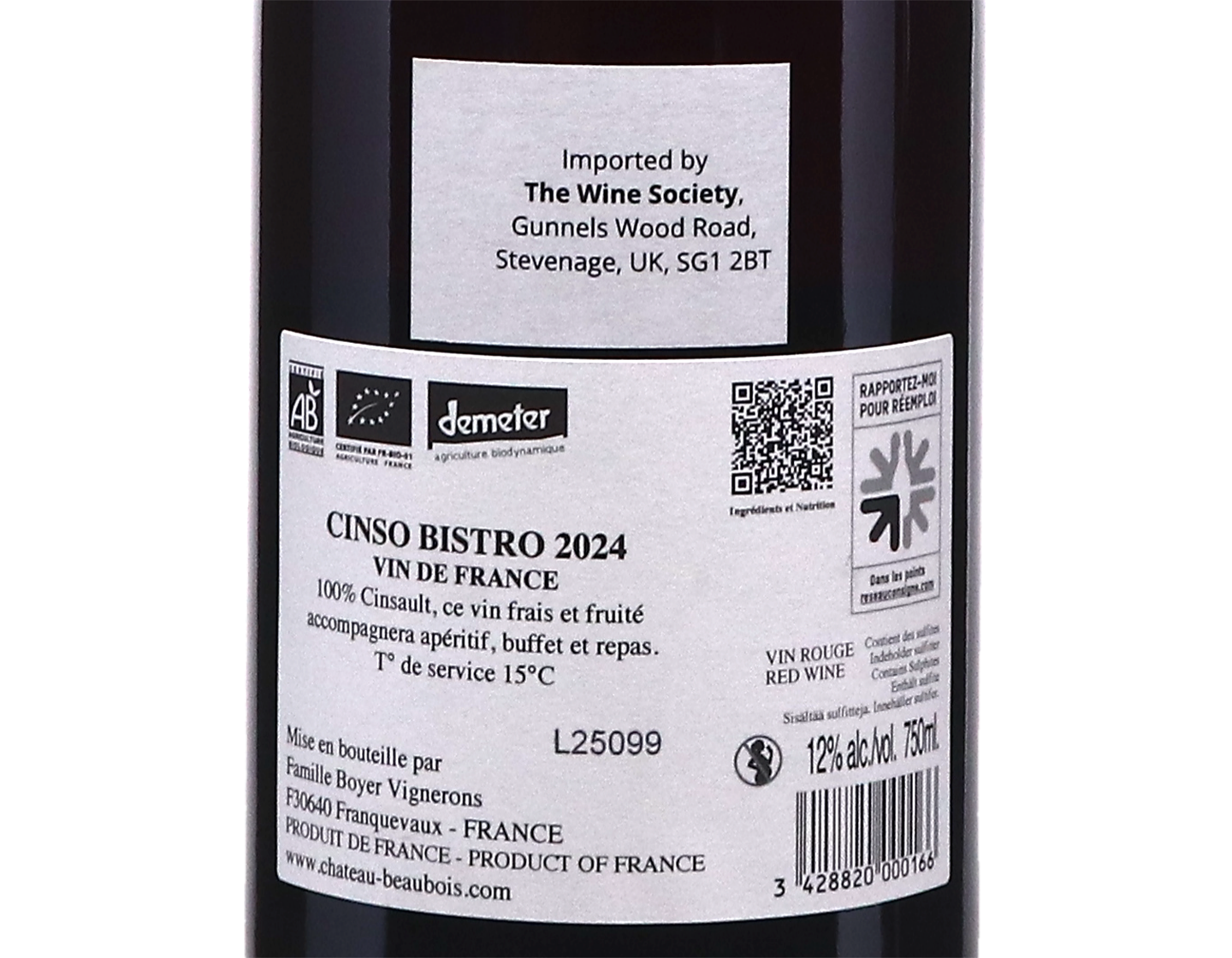 Cinso Bistro, Chateau Beaubois 2024
