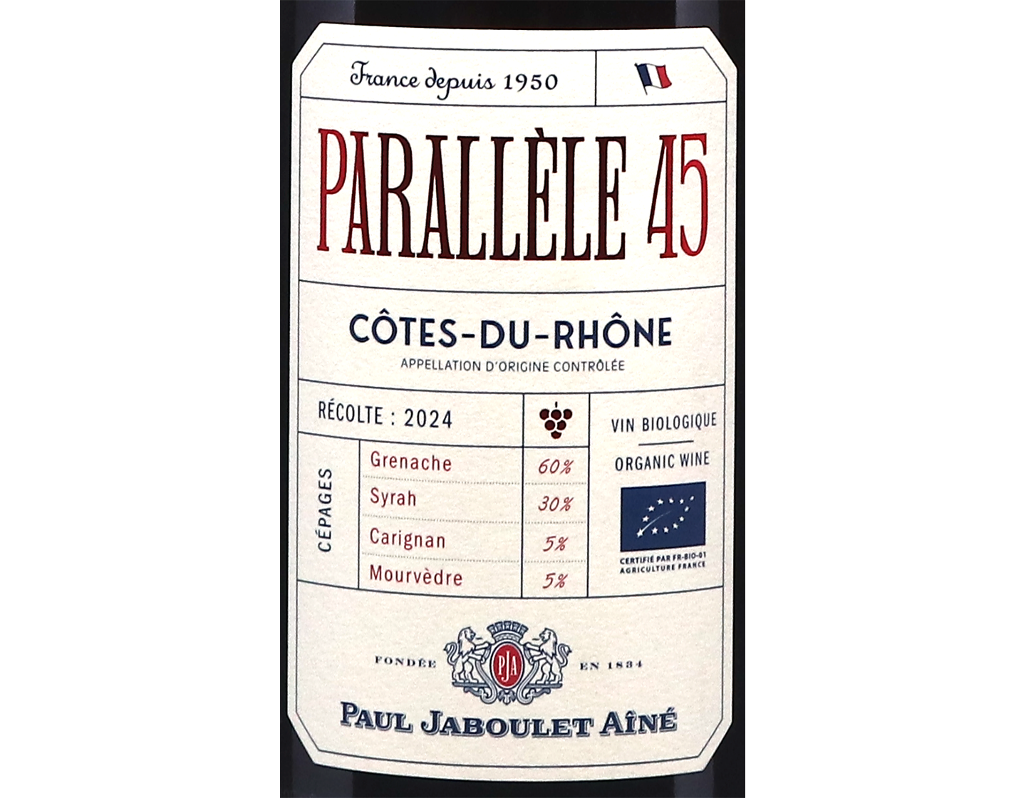 Cotes du Rhone Parallel 2024 Jaboulet