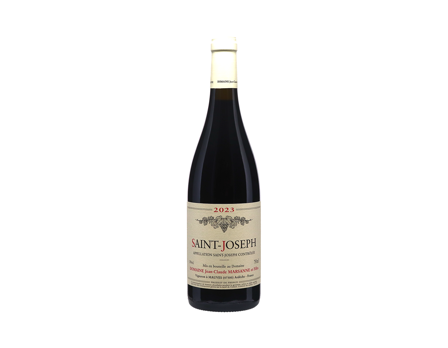 Saint-Joseph Rouge, Claude Marsanne 2023