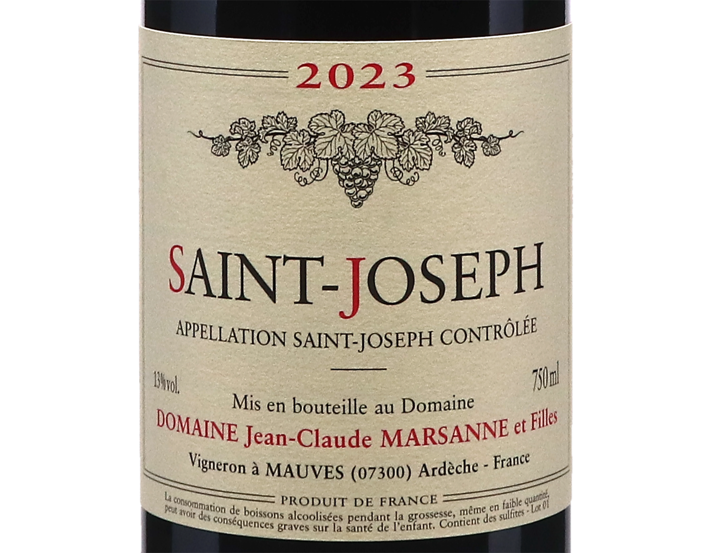 Saint Joseph Rouge Claude Marsanne 2023