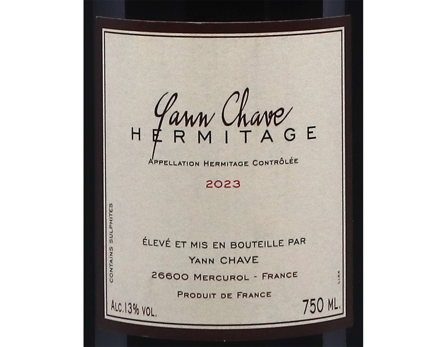 Hermitage Yann Chave 2023