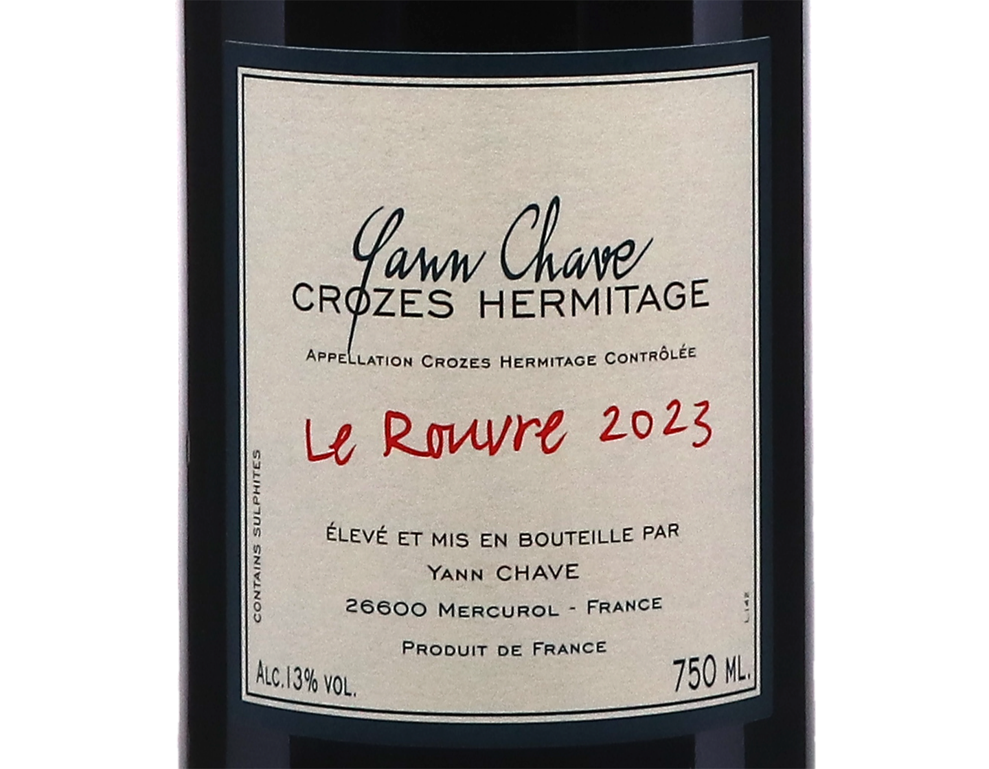 Crozes Le Rouvre Yann Chave 2023