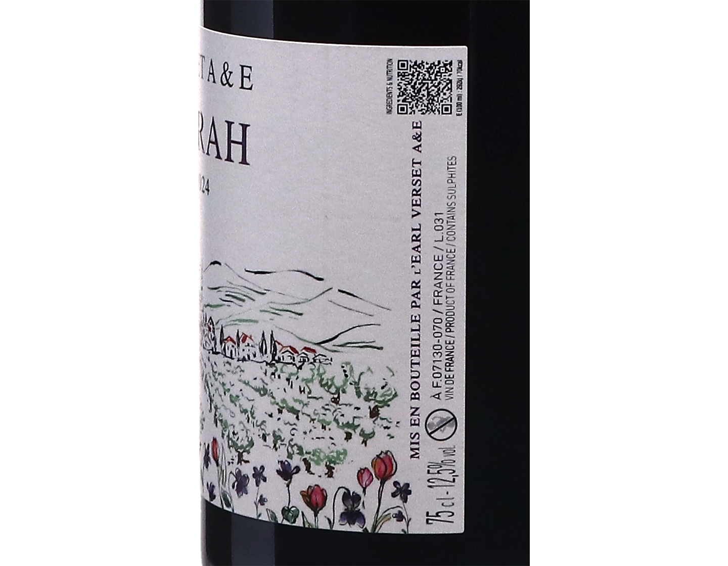 A & E Verset Syrah Vin de France 2024
