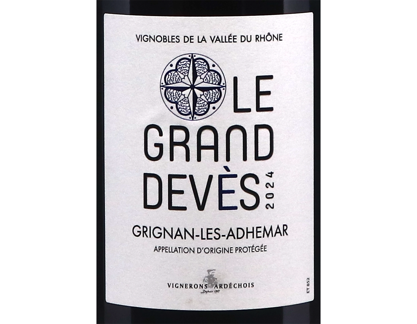 Le Grand Deves,AOP Grignan-Les-Adhemar 2024 Vignerons Ardechois