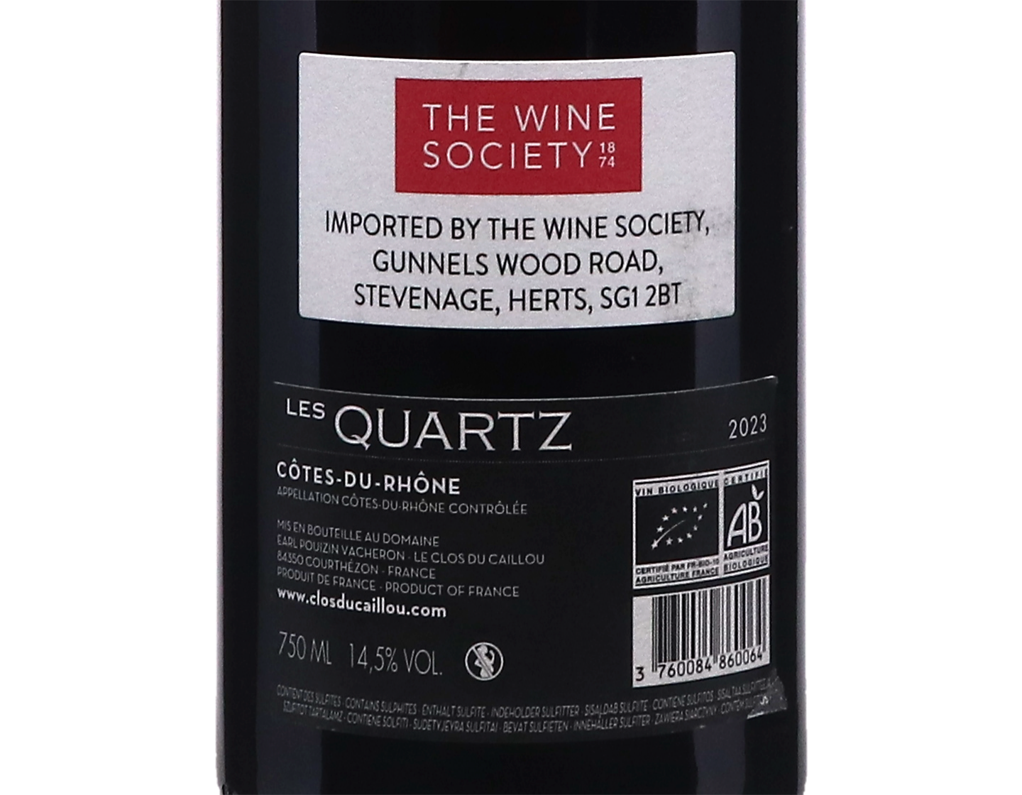 Cotes-du-Rhone Quartz,Clos du Caillou 2023