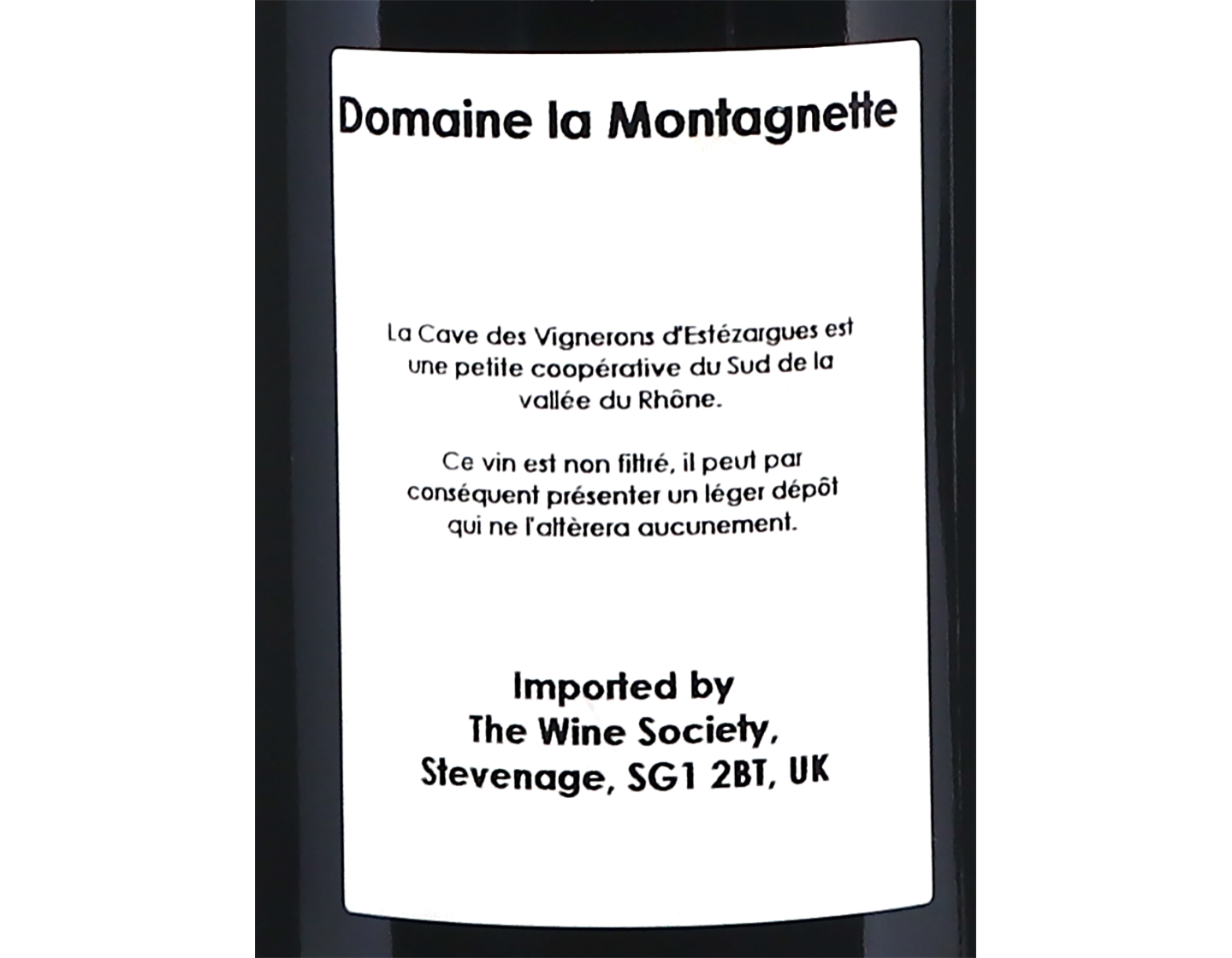 Signargues Cotes du Rhone Villages Domaine la Montagnette 2025
