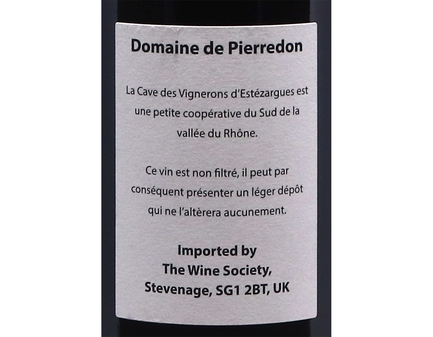 Signargues Cotes du Rhone Villages Pierredon 2024