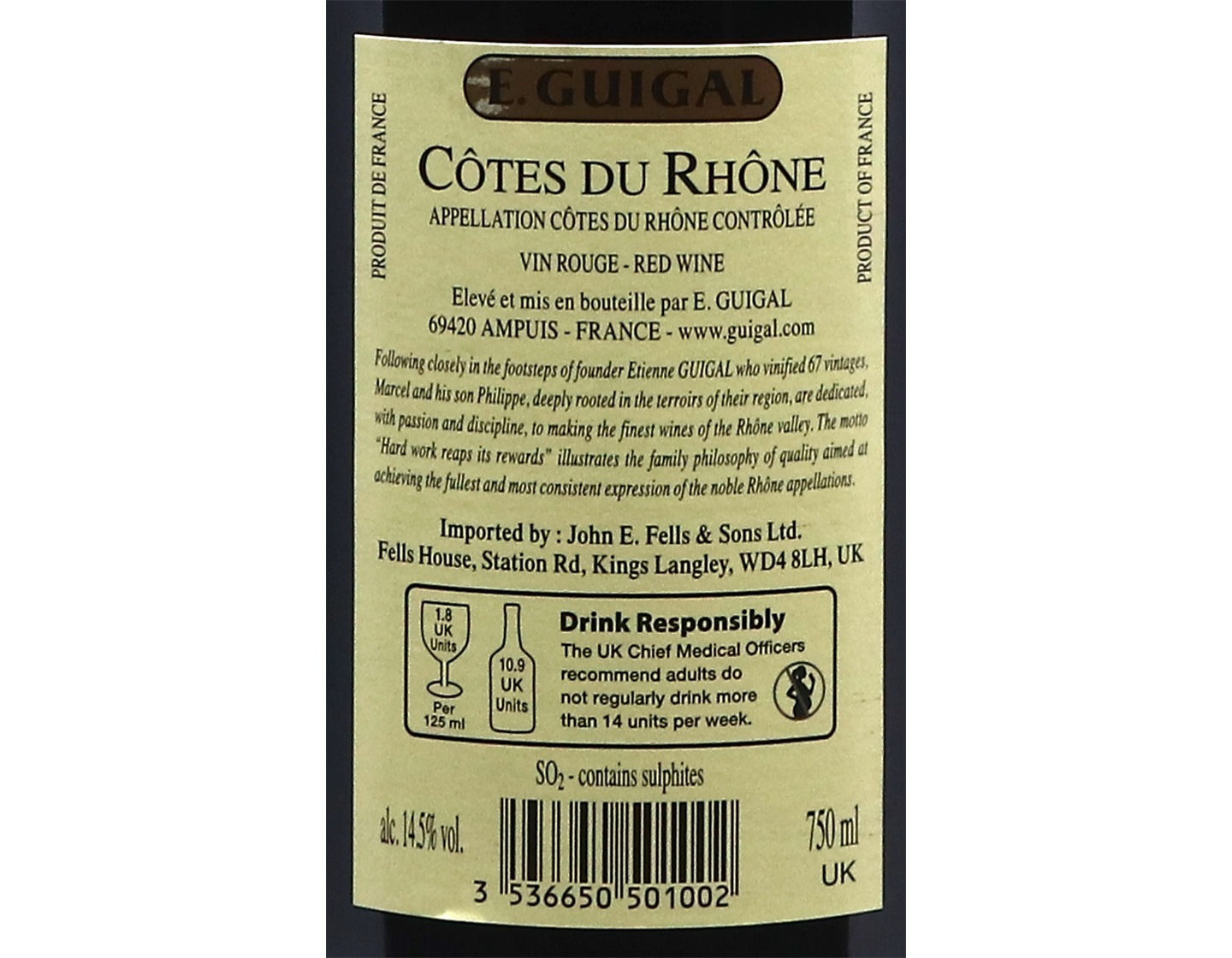 Cotes du Rhone Rouge Guigal 2023