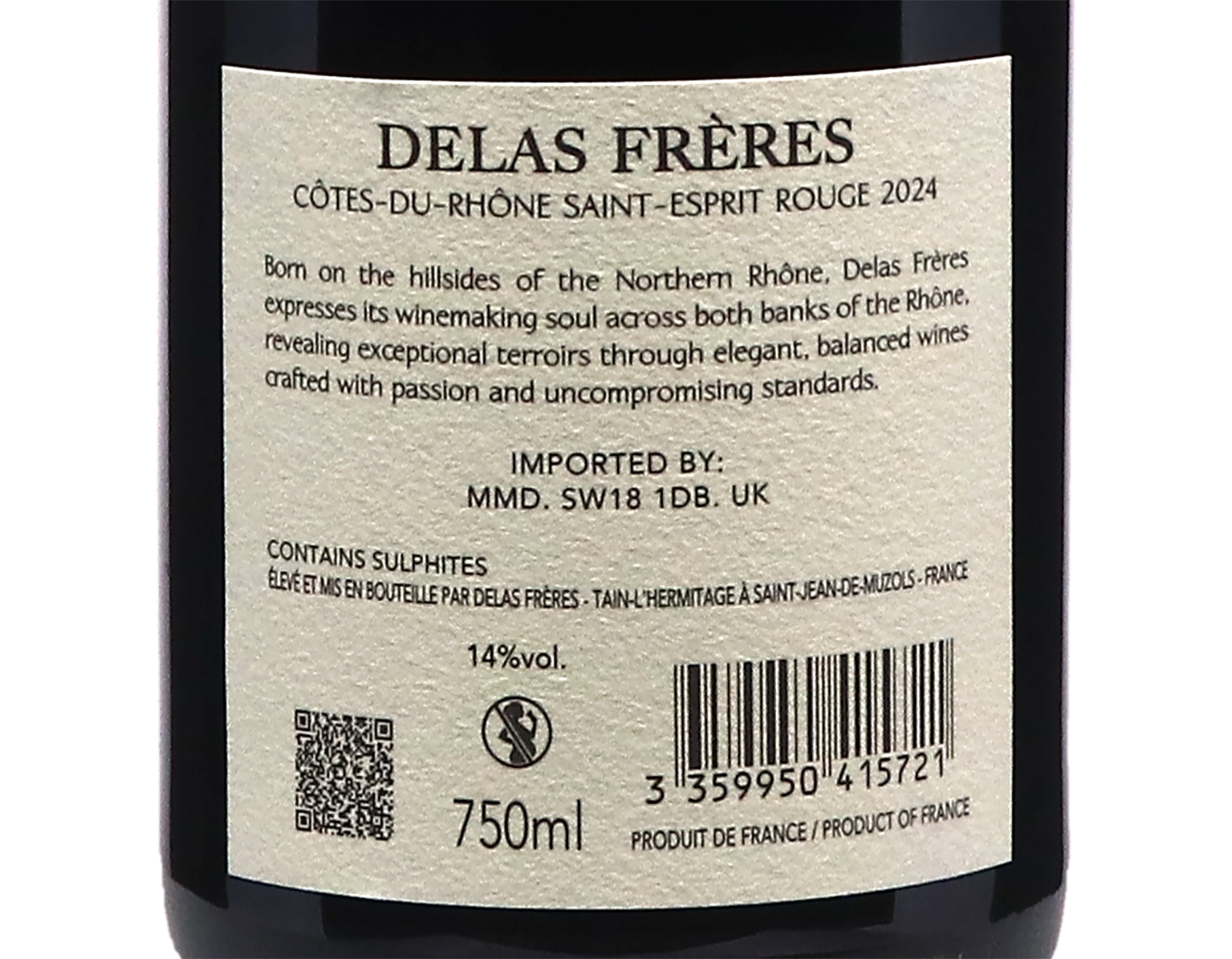 Cotes du Rhone Esprit 2024 Delas