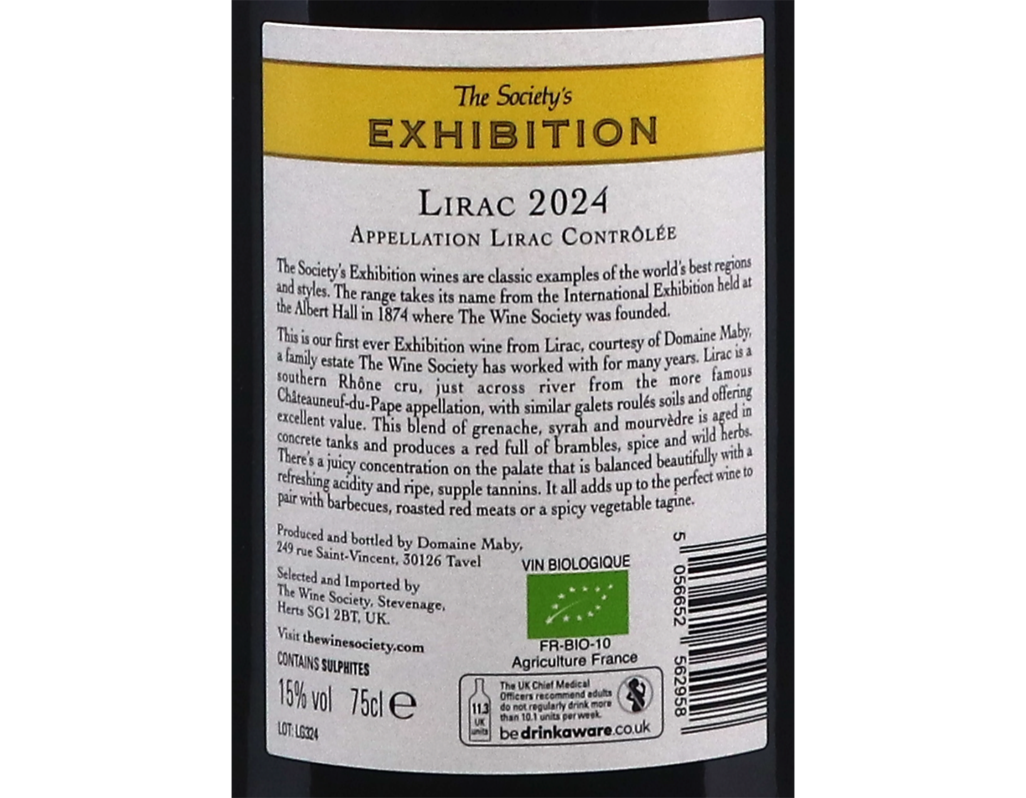 The Society's Exhibition Lirac Rouge 2024