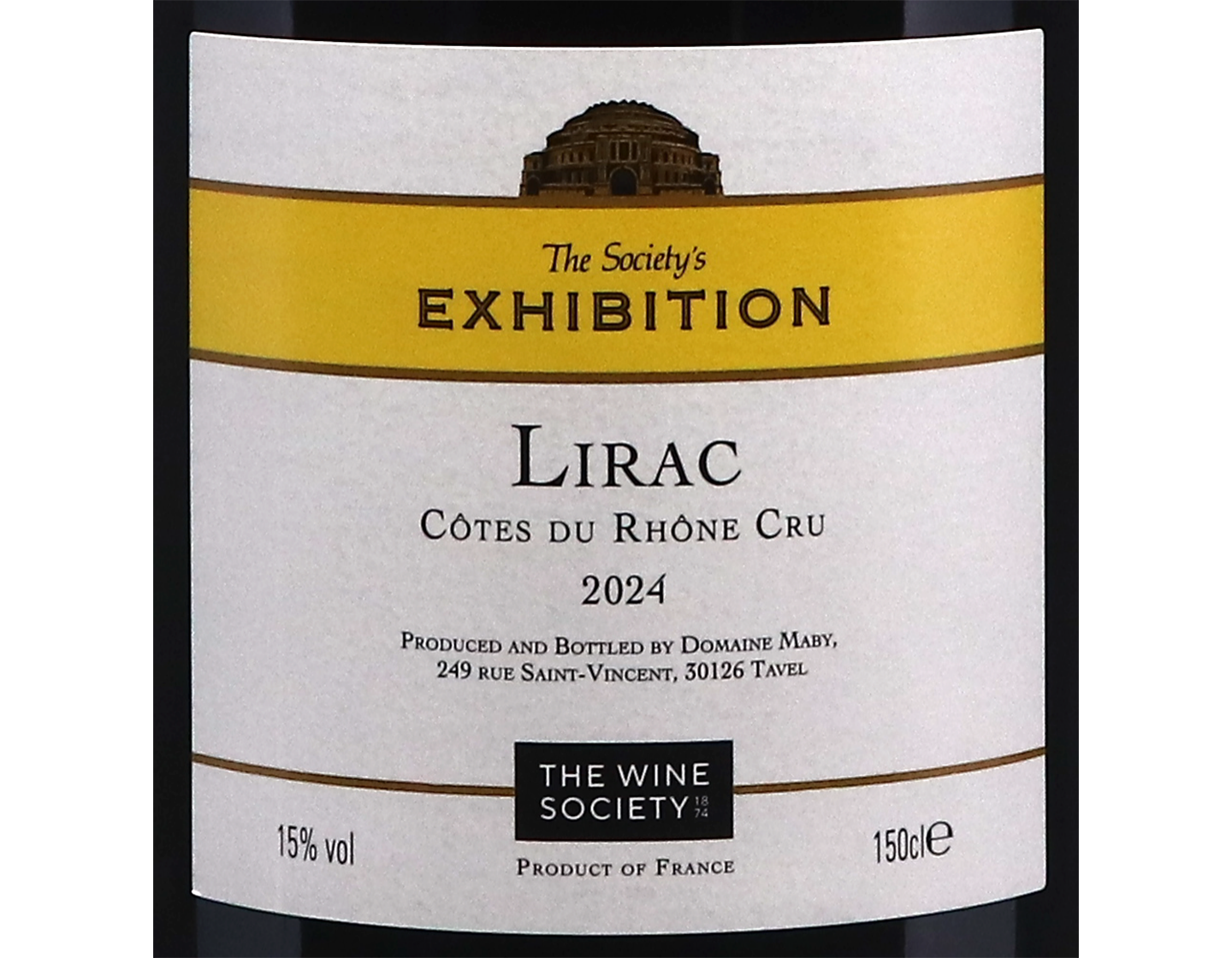 Magnum of Exhibition Lirac Rouge Domaine Maby 2024