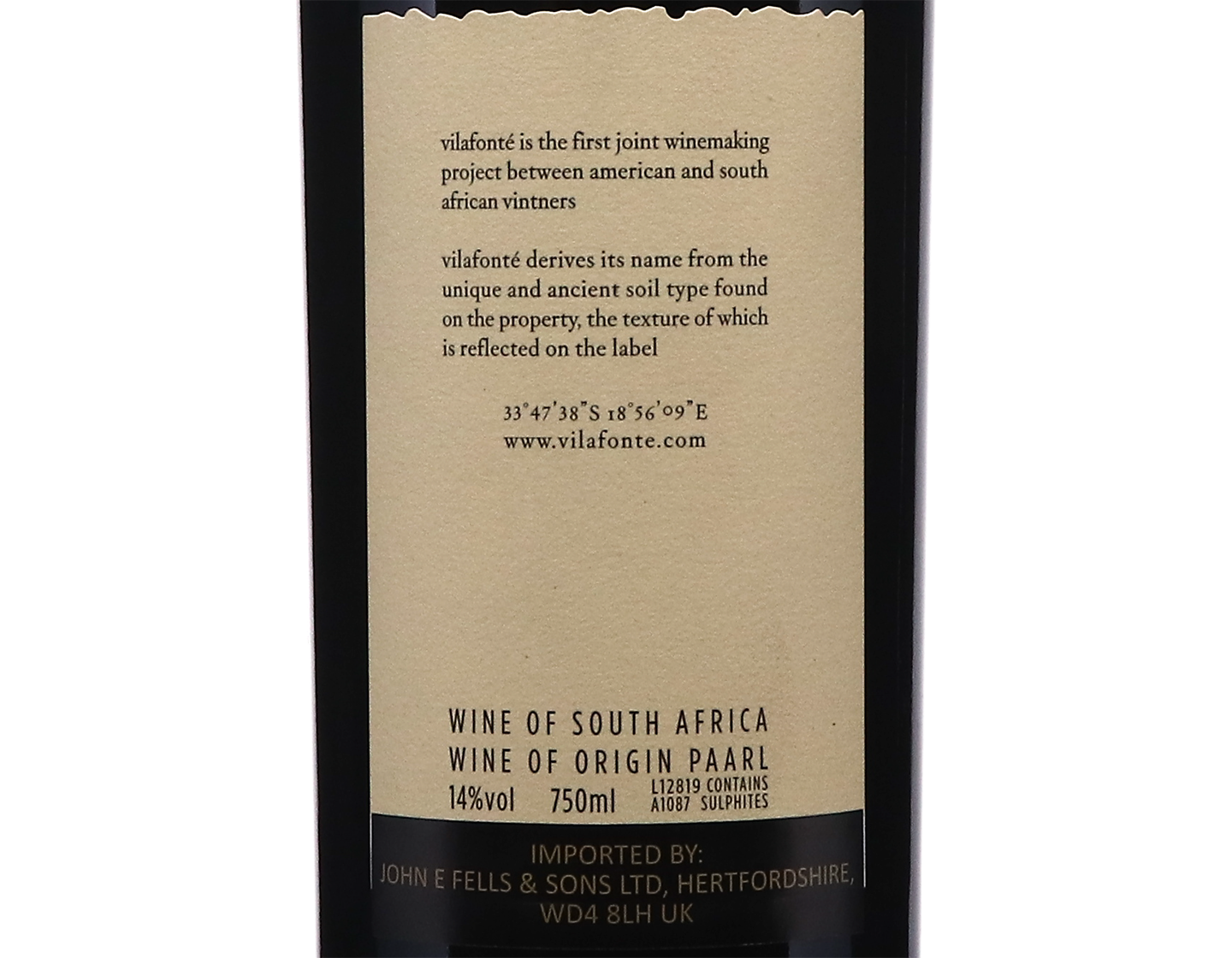 Vilafonte Series M Paarl 2017