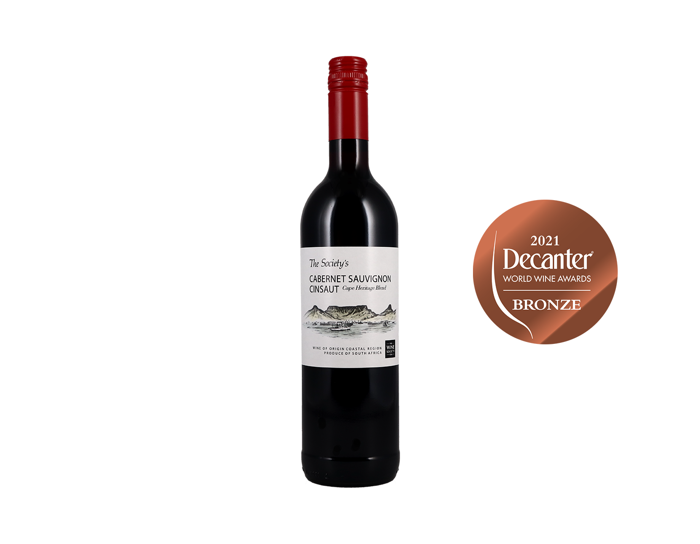 The Societys Cabernet Sauvignon Cinsaut Cape Heritage Blend Coastal 2018