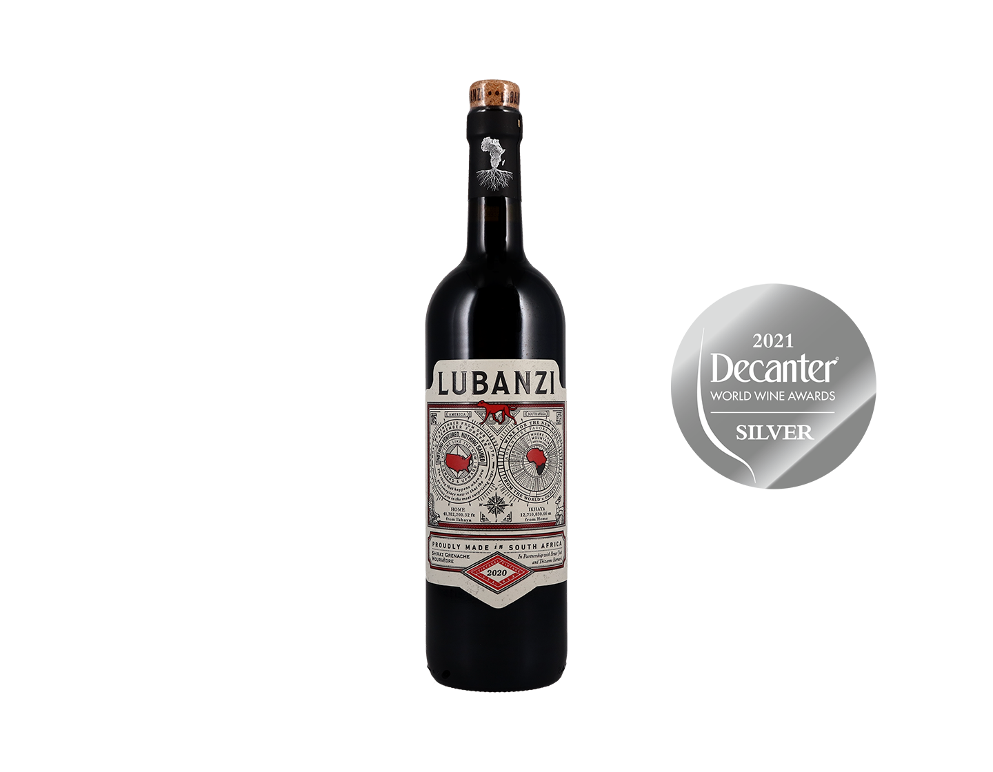 Lubanzi Shiraz Grenache Mourvèdre, Coastal 2020