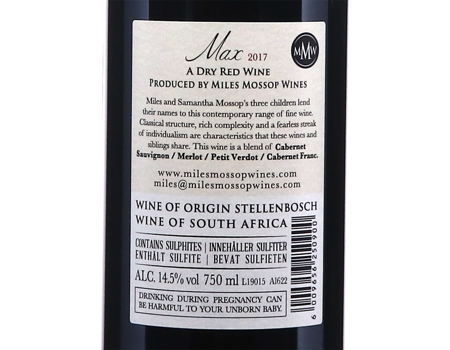 Miles Mossop Max Stellenbosch 2017
