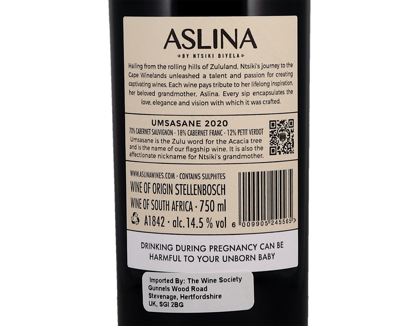 Aslina Umsasane Stellenbosch 2020