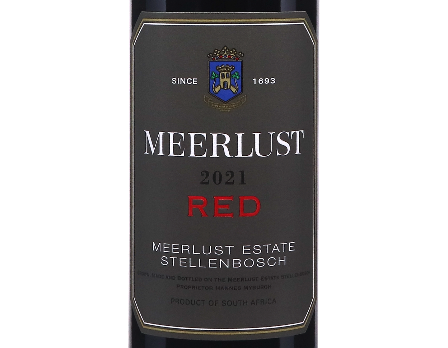Meerlust Estate Red, Stellenbosch 2021