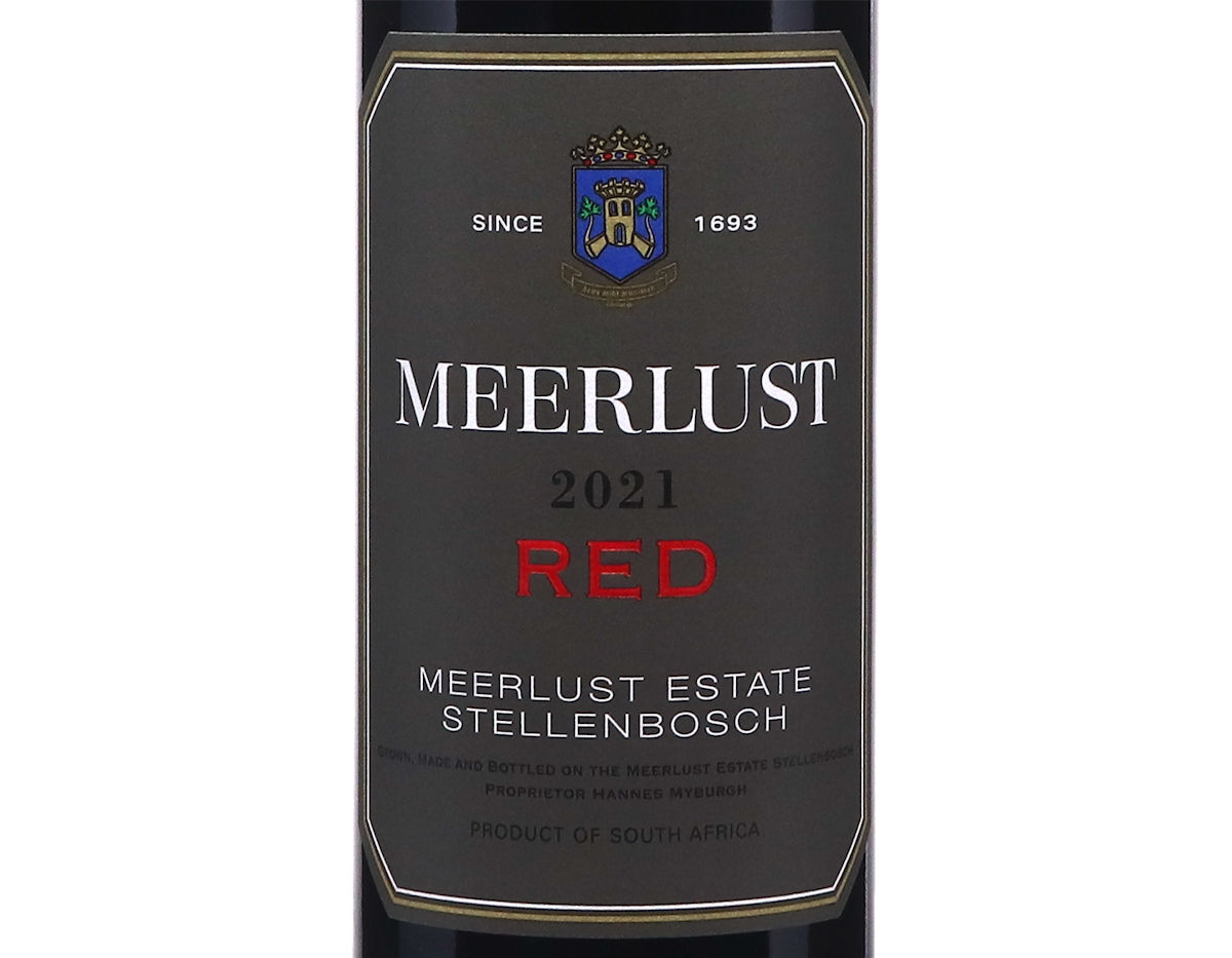 Meerlust Estate Red, Stellenbosch 2021