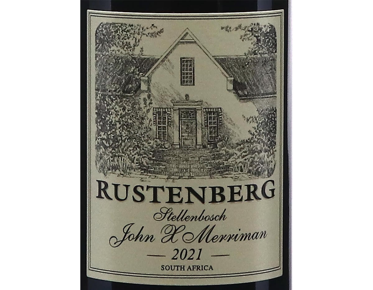 Half bottle of Rustenberg John X Merriman, Simonsberg-Stellenbosch 2021