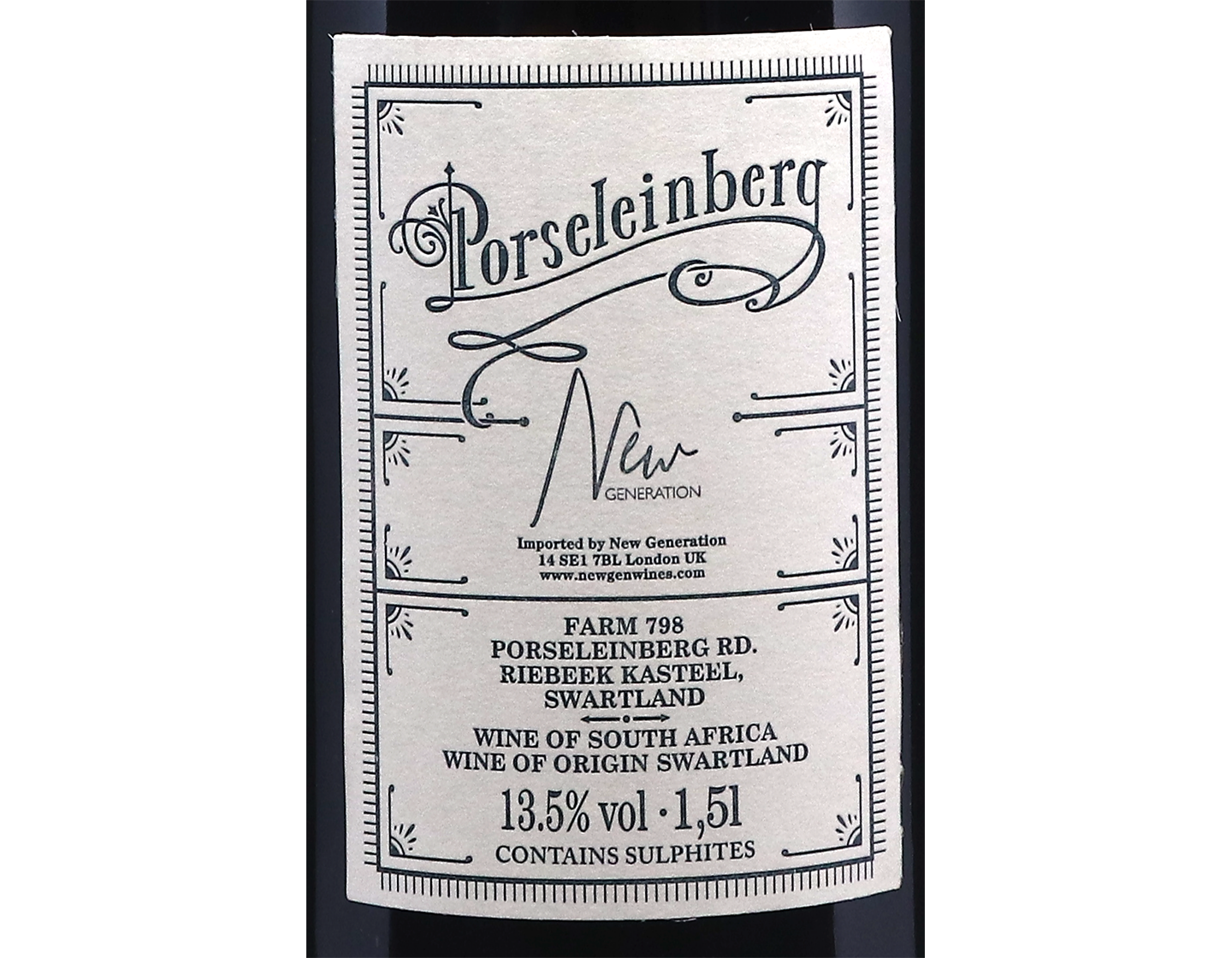 Magnum of Porseleinberg Syrah, Swartland 2022