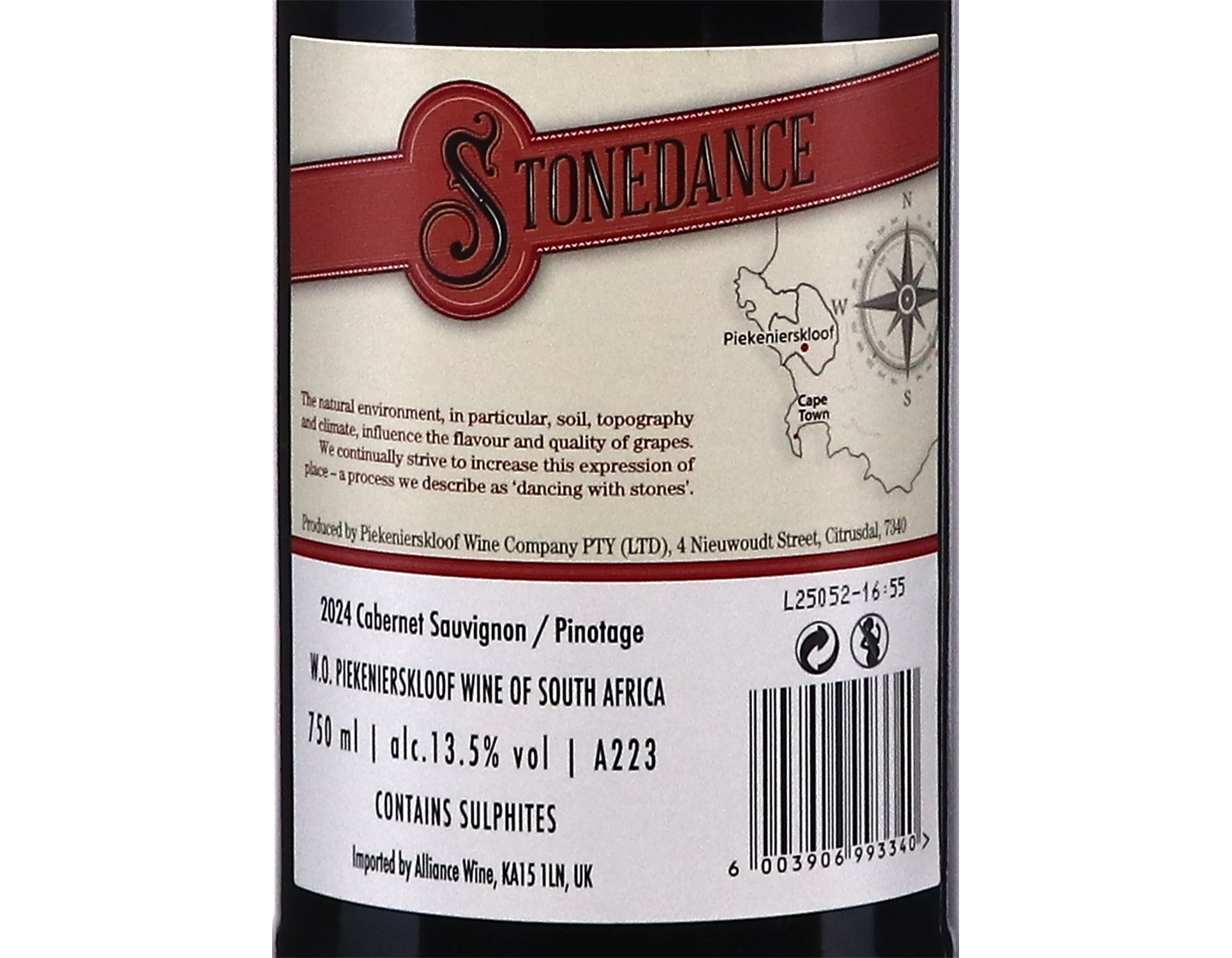 Stonedance Cabernet Sauvignon-Pinotage, Piekenierskloof 2024