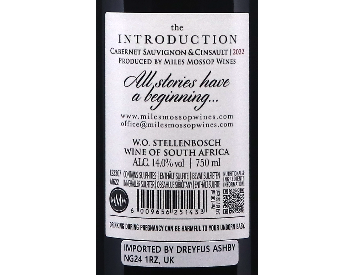 Miles Mossop The Introduction Cabernet Sauvignon-Cinsault, Stellenbosch 2022