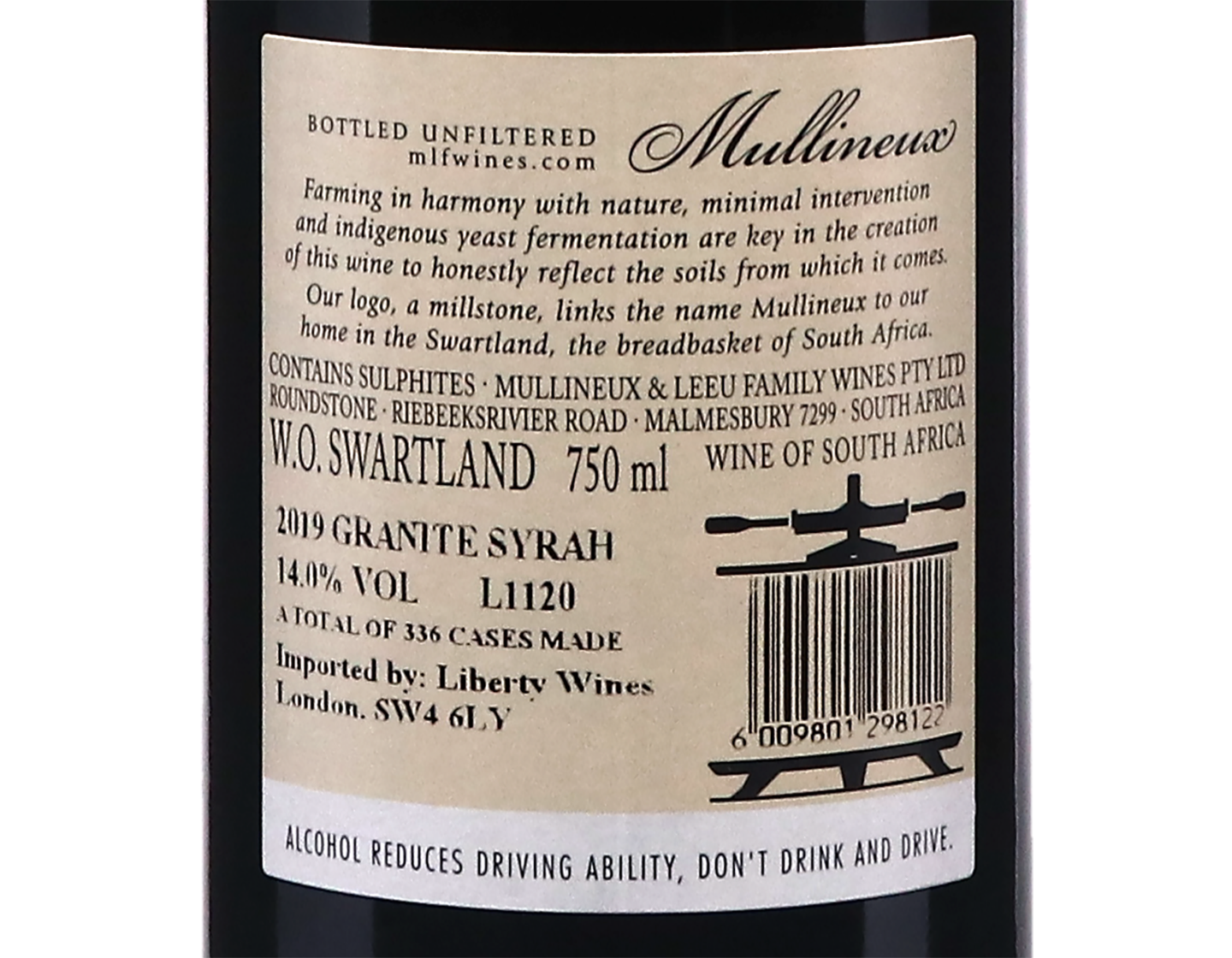Mullineux Granite Syrah,Swartland 2019
