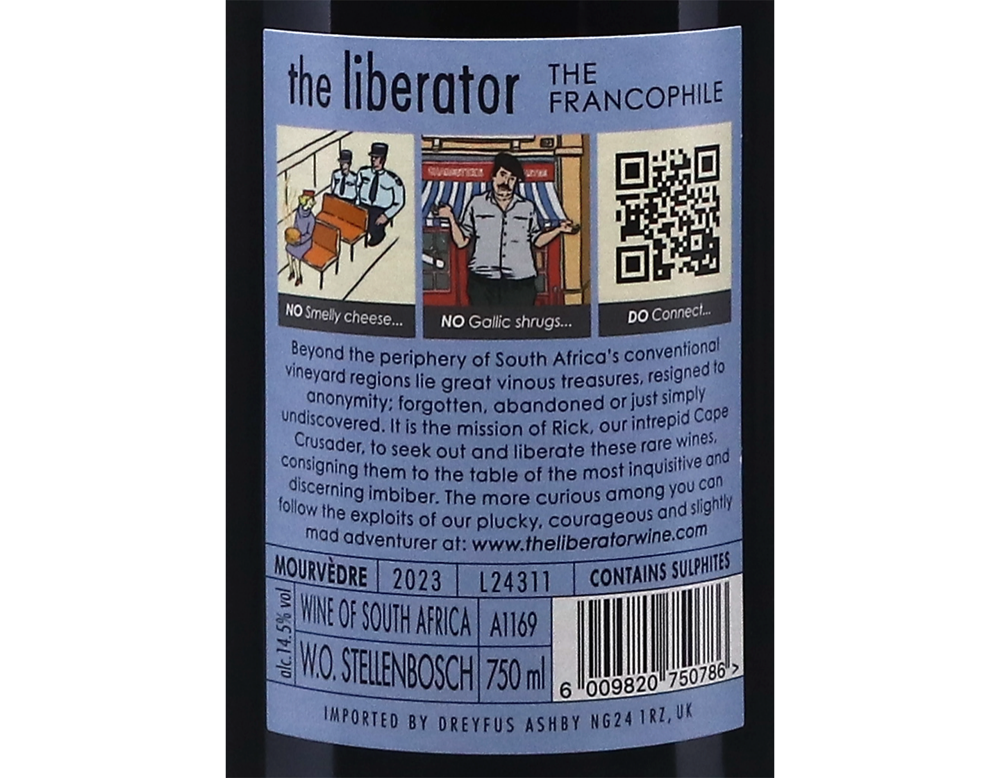The Liberator Francophile Mourvedre Stellenbosch 2023