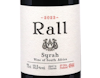 Rall Syrah,Swartland 2023 view 2