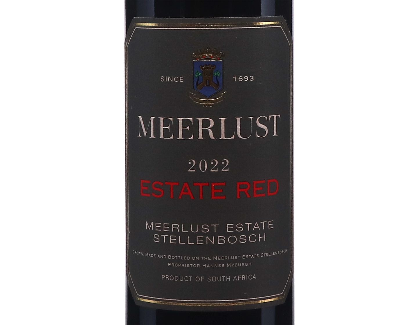 Meerlust Estate Red, Stellenbosch 2022