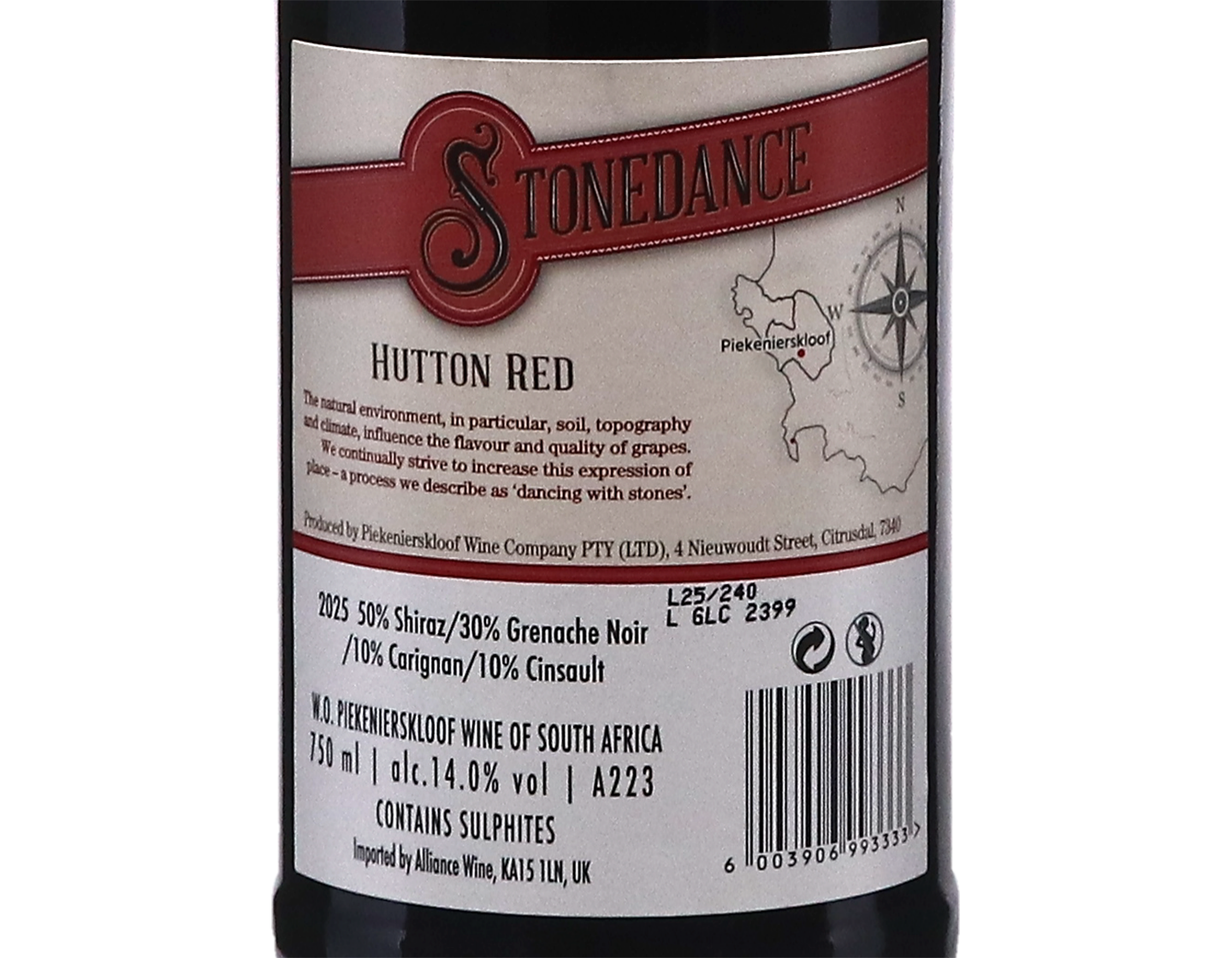 Stonedance Hutton Red Piekenierskloof 2025
