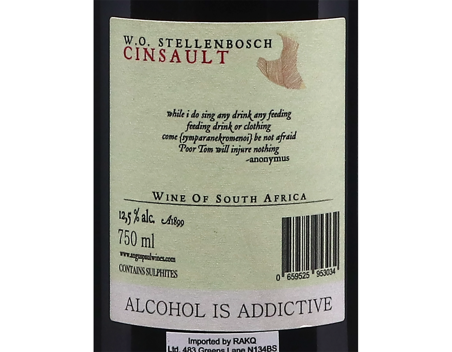 Angus Paul 'Diapsalmata' Cinsault Stellenbosch 2024