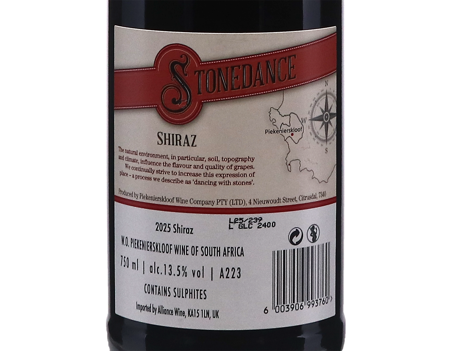 Stonedance Shiraz Piekenierskloof 2025