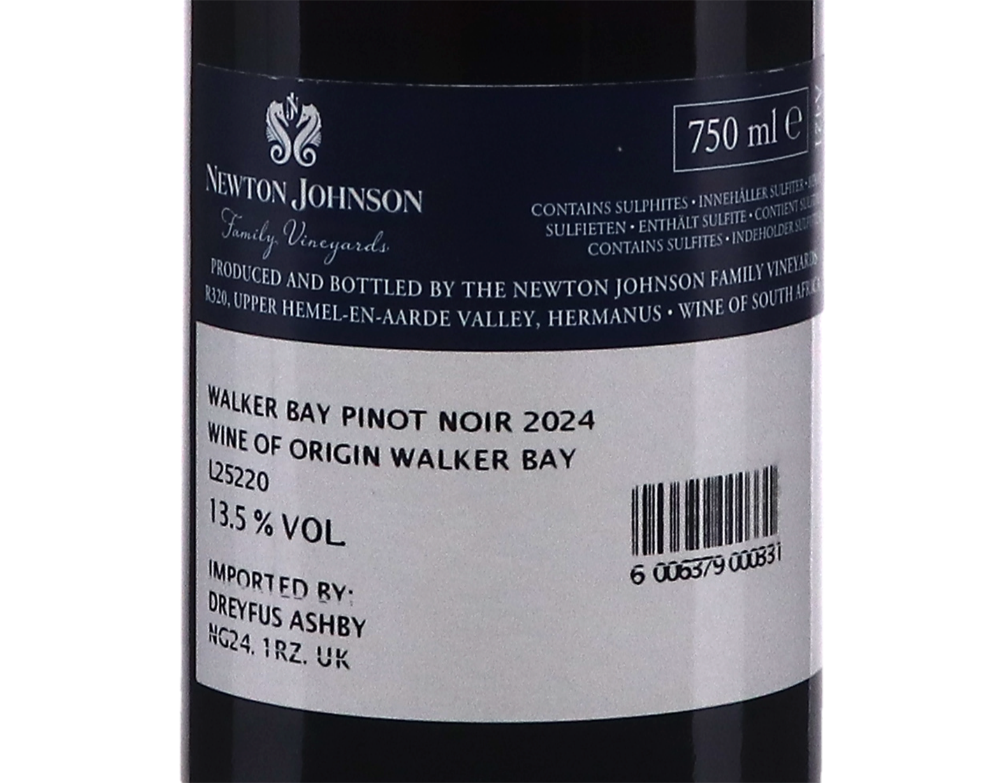 Newton Johnson Walker Bay Pinot Noir 2024