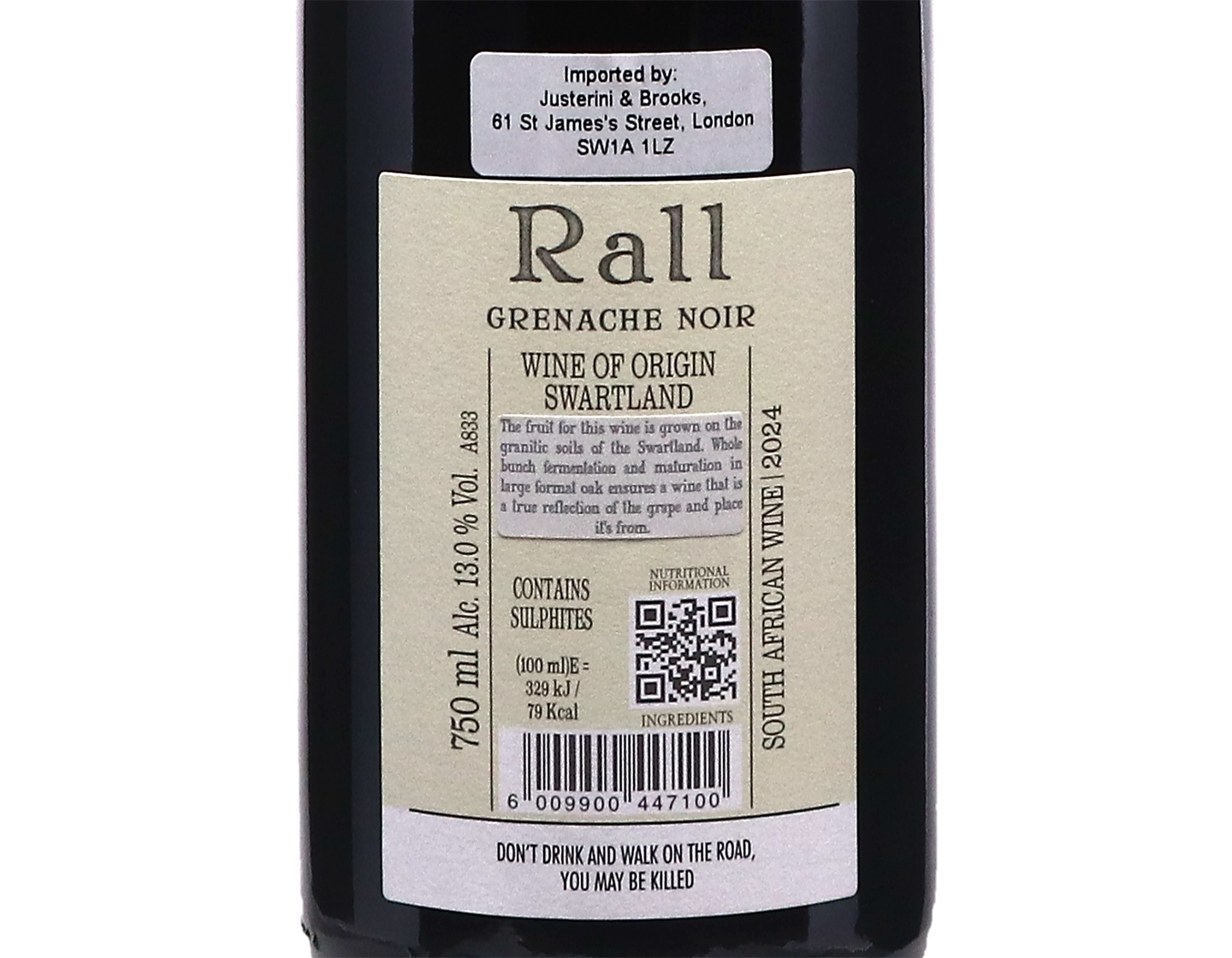 Rall Grenache Noir Swartland 2024