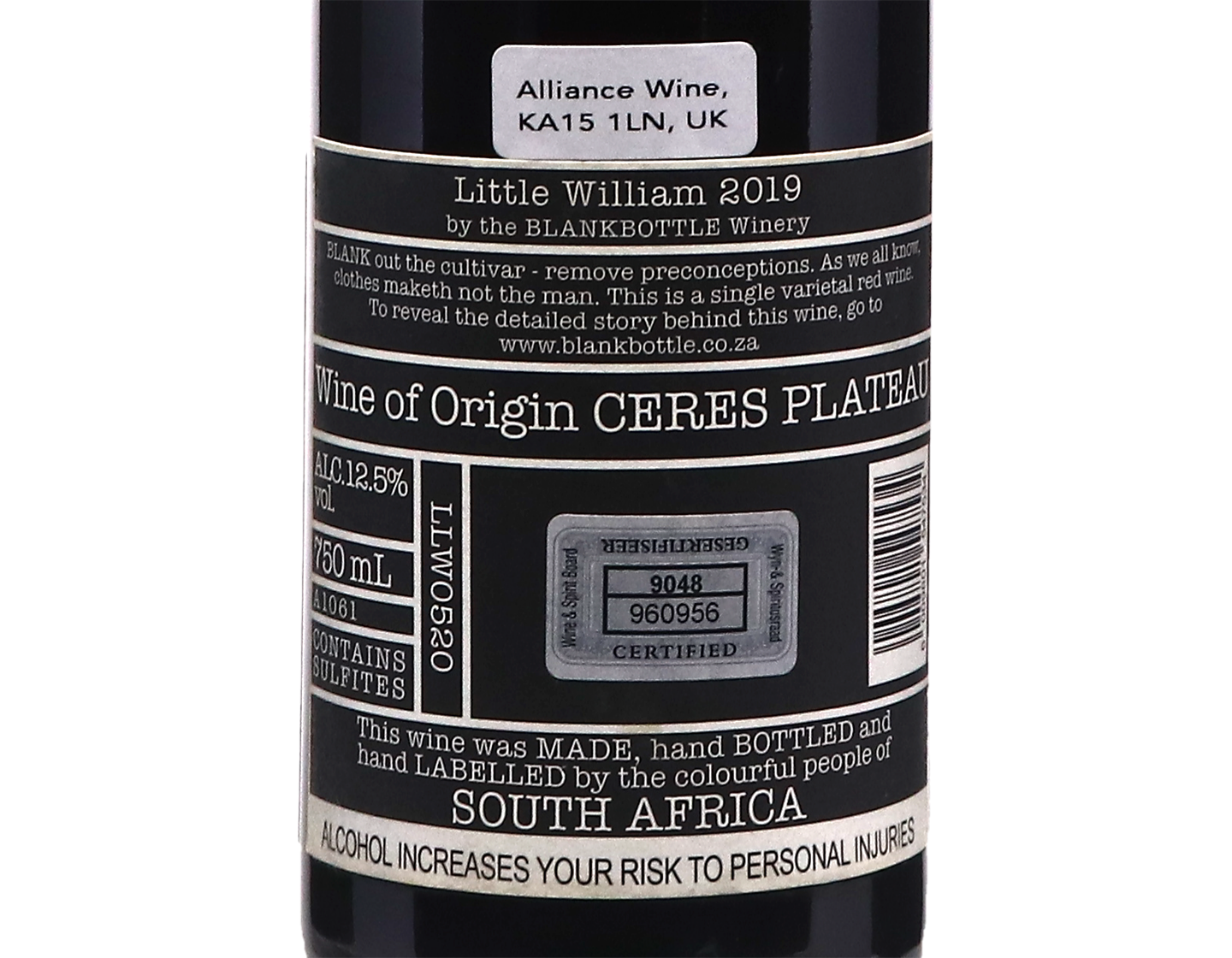Blankbottle Little William Ceres 2019
