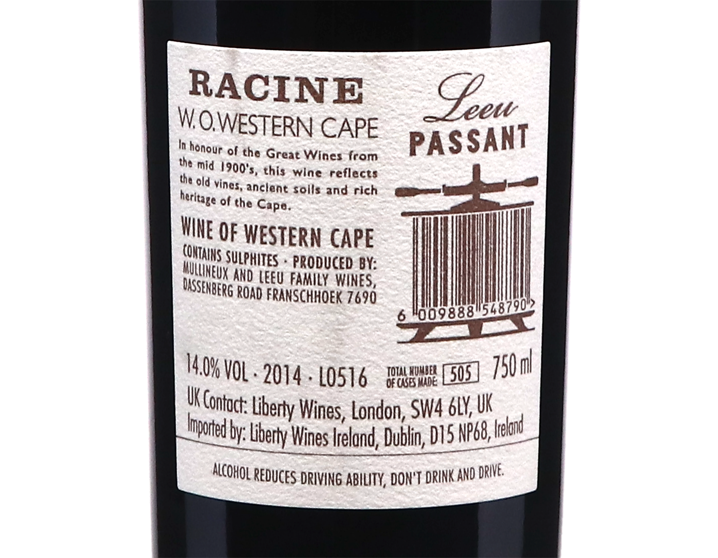 Leeu Passant Racine Western Cape 2014