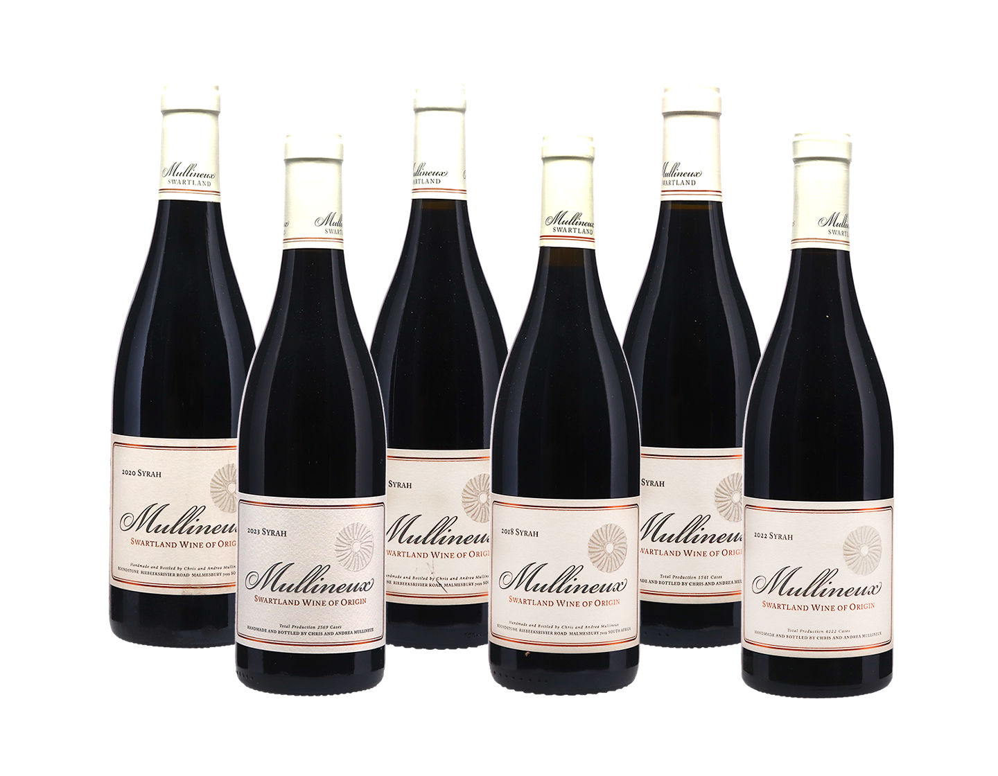 Mullineux Syrah Six Bottle Vertical Mixed Case 6x1