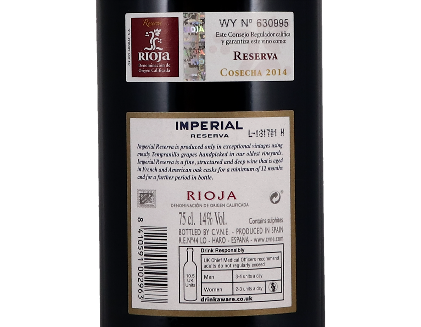 CVNE Imperial Reserva Rioja 2014