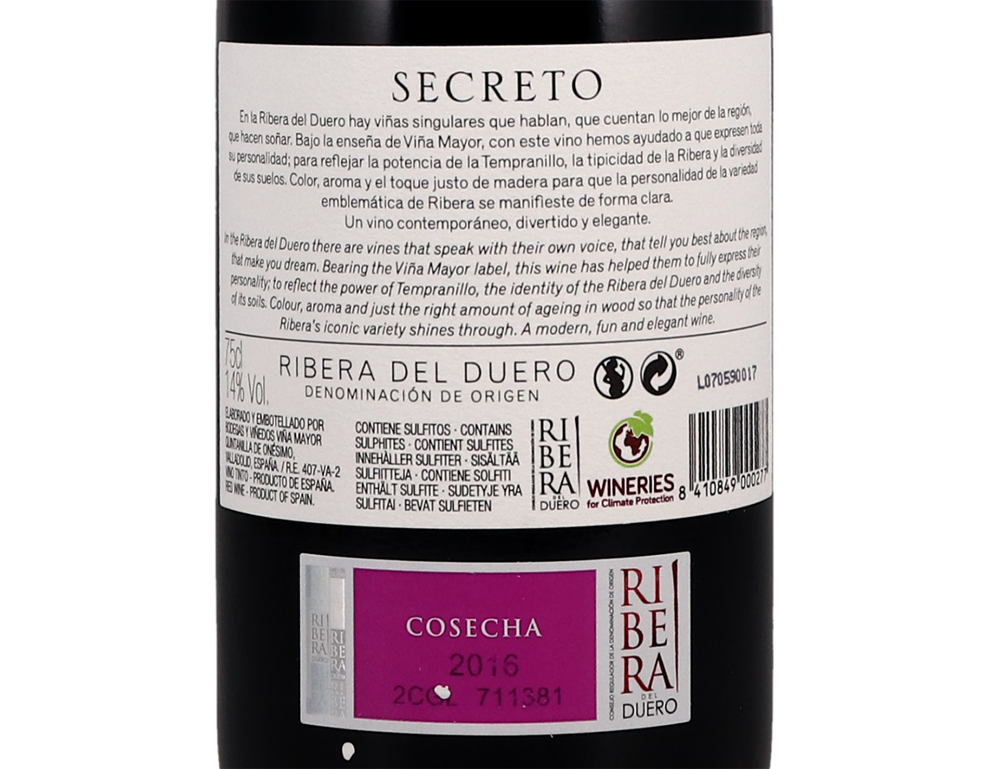 Secreto Ribera del Duero 2016
