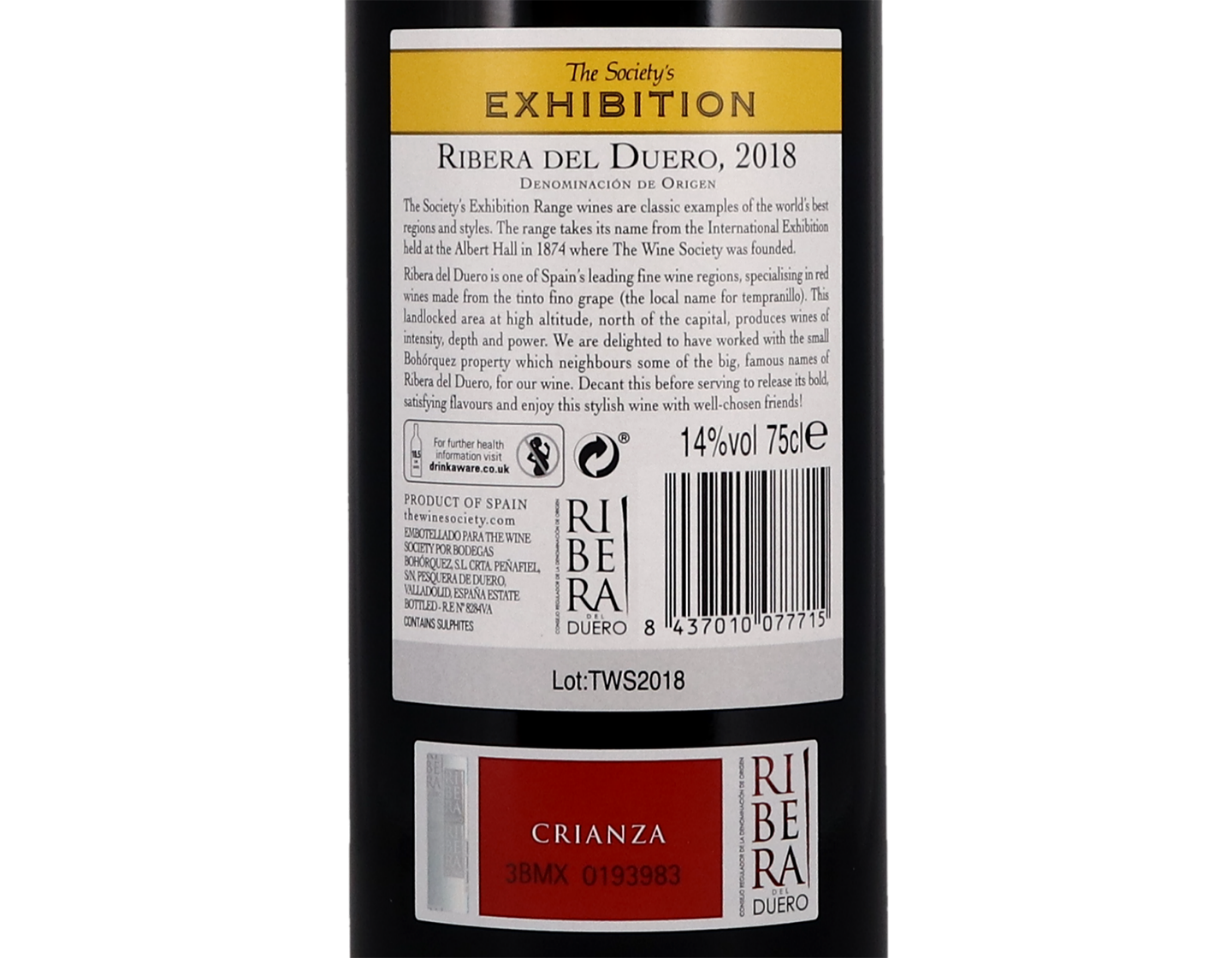The Society's Exhibition Ribera del Duero 2018