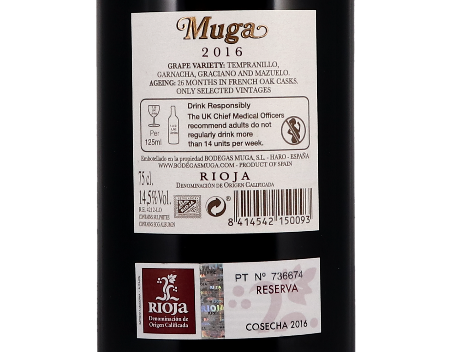 Muga Seleccion Especial Reserva Rioja 2016