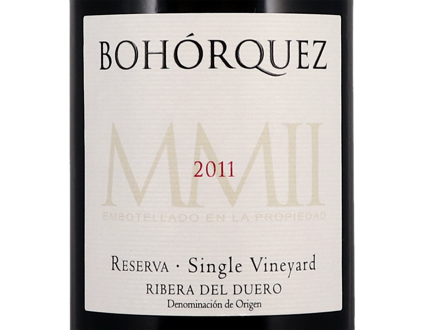 Bohorquez Reserva Ribera del Duero 2011