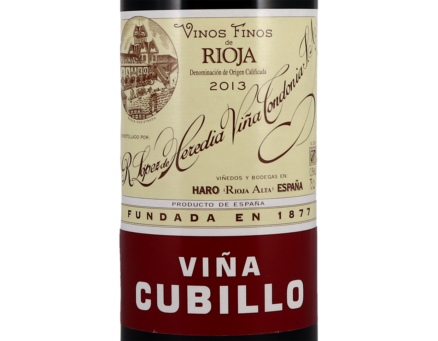 Lopez de Heredia Vina Cubillo Rioja 2013